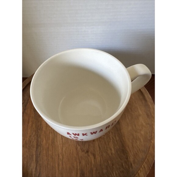 Opalhouse Wide Mouth 14oz Porcelain “Awkward Is My Specialty” Mug - Picture 2 of 6
